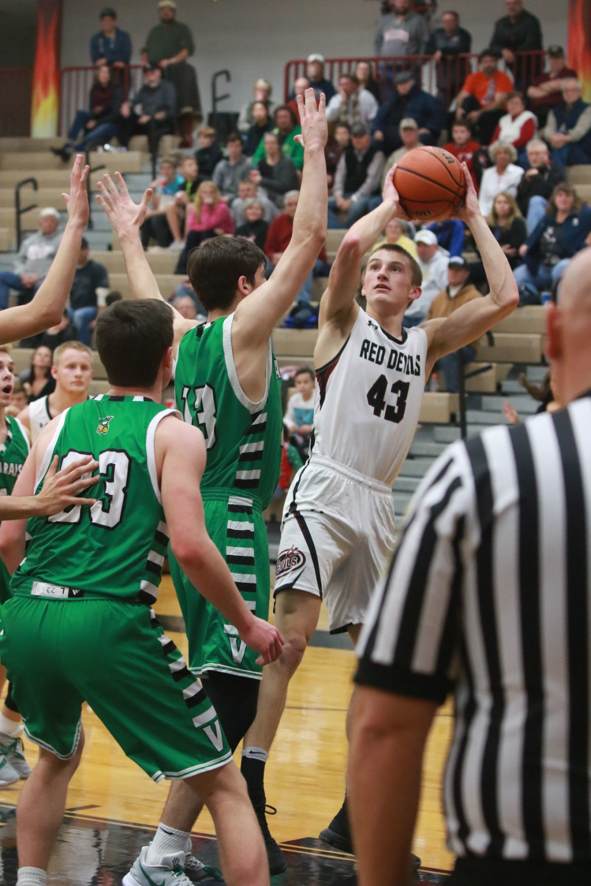 Gallery: Boys basketball - Valparaiso at Lowell